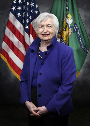Janet Yellen, 78th United States Secretary of the Treasury, official portrait