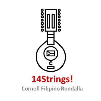 Logo of the 14Strings! Cornell Filipino Rondalla