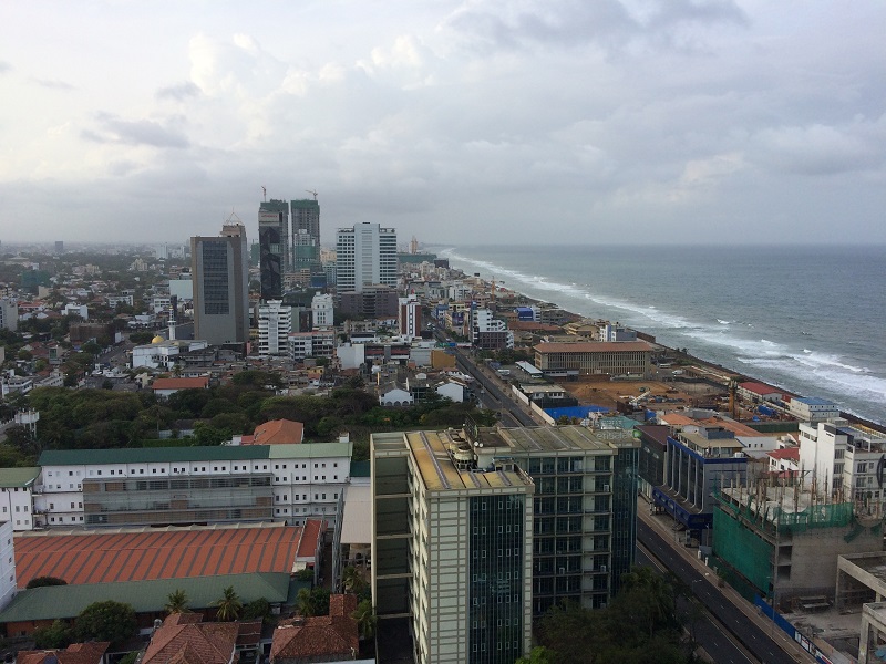 Colombo City, Sri Lanka - skyline with ocean view - SAP