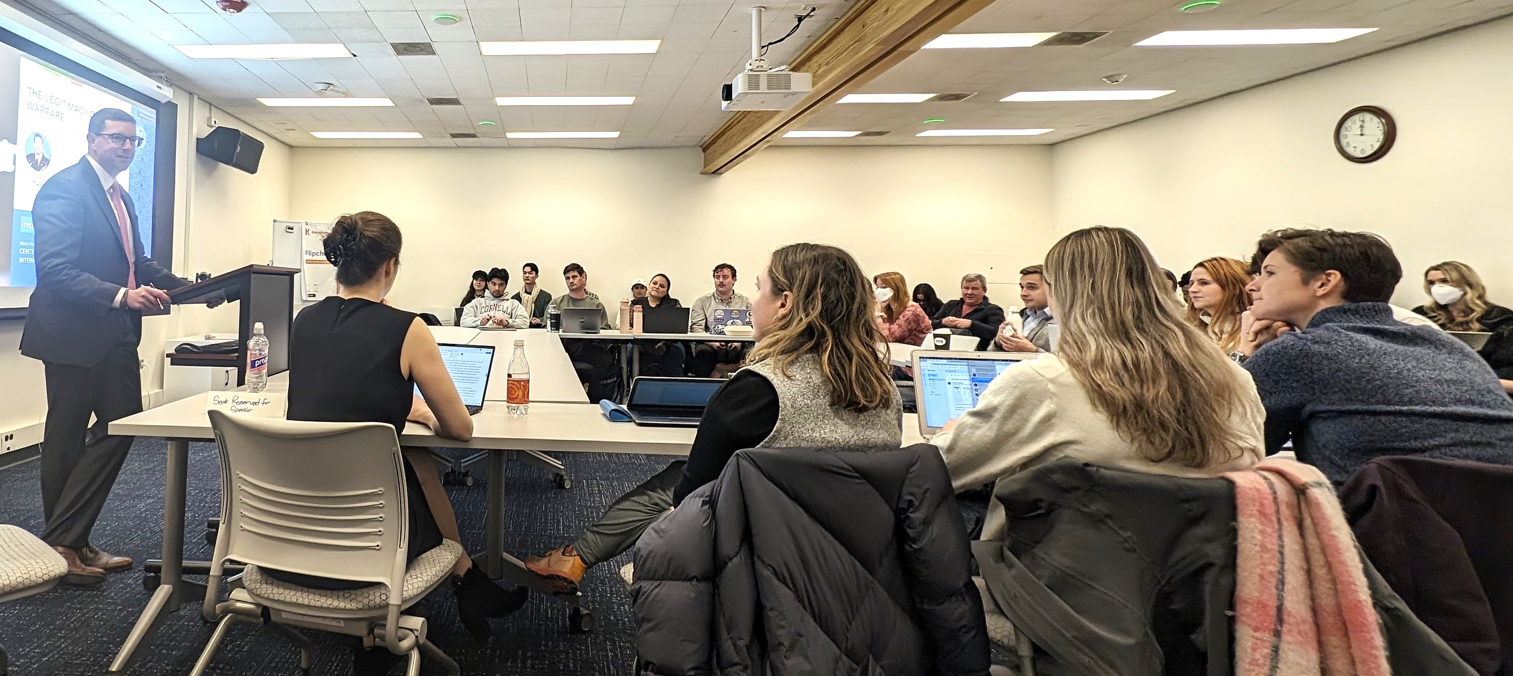 Group Photo of Reppy 2022-23 fellows in class