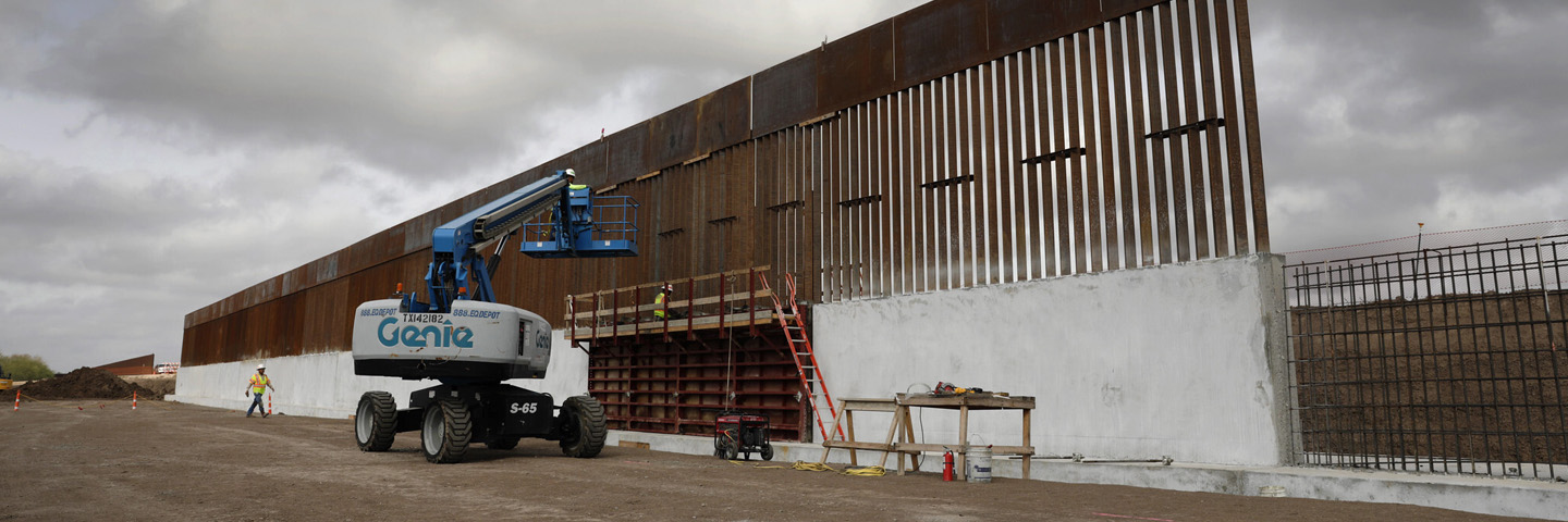 Rio Grande Valley Levee border wall system