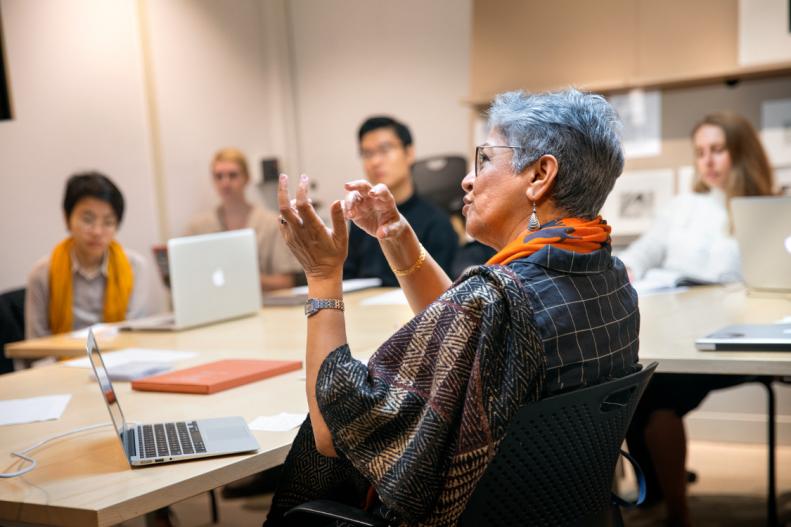 Brinda Somaya at Cornell seminar