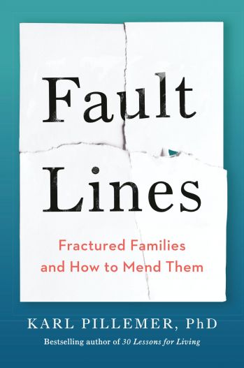 Book cover titled Fault Lines: Fractured Families and How to Mend Them