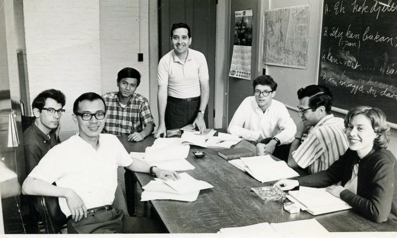 John Wolff teaching Indonesian 1964