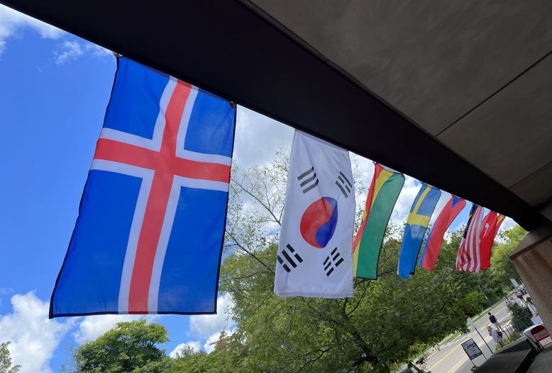 International Fair 2022 flags