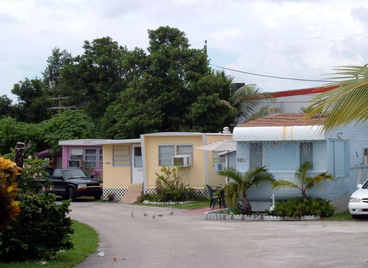 Trailer park in Florida