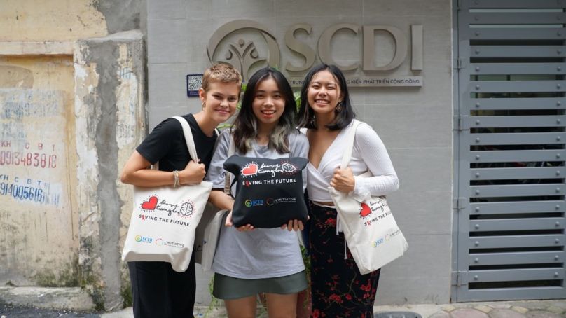 Dana Oshiro '24, a Laidlaw scholar, spent six weeks working with Supporting Community Development Initiatives (SCDI) and VinUniversity