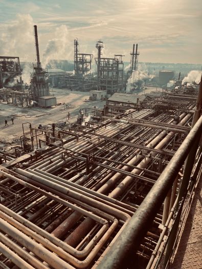 Oil and Gas Industrial zone (Doura Refinery, Baghdad)