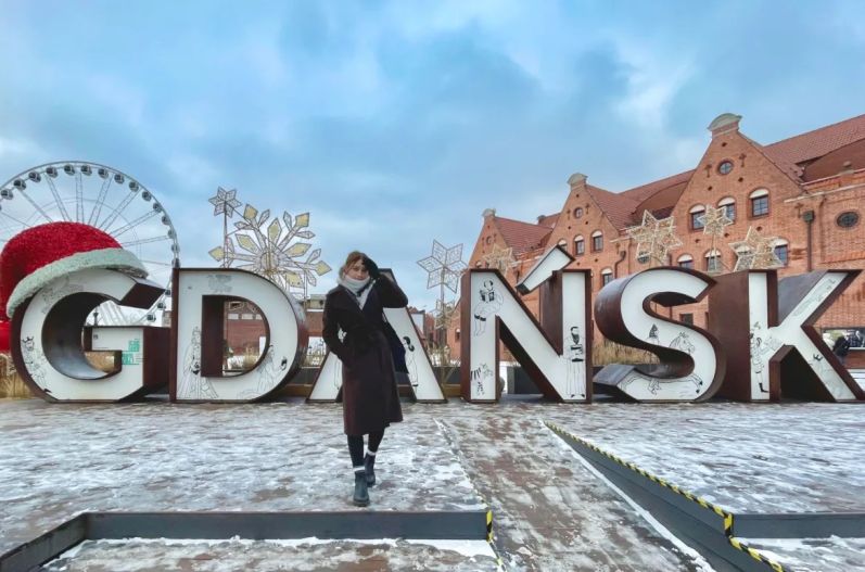 Louisa Weldy '23 in Poland IES funding