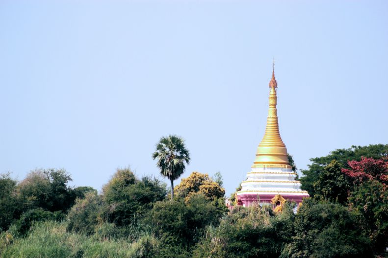 A pagoda in Myanmar.