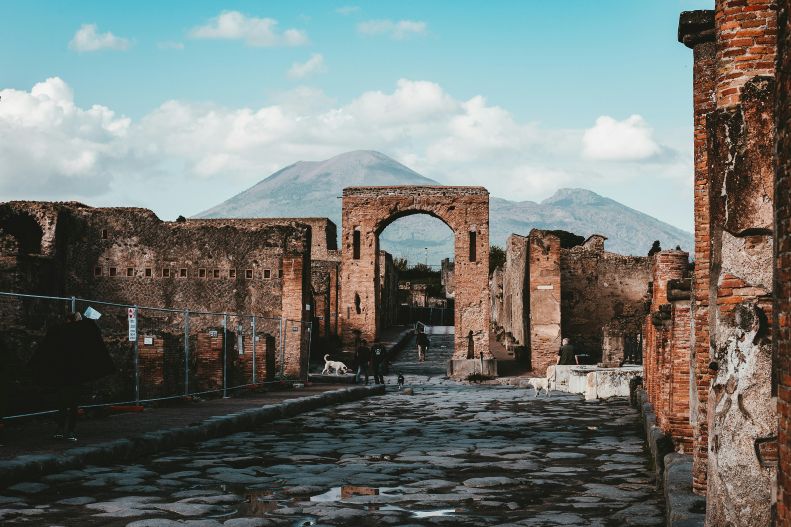 Pompeii Archaeological Park in Pompei, Italy