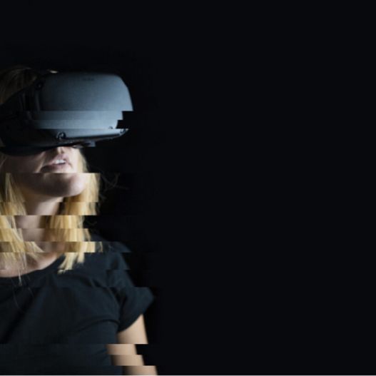 Person using VR headset