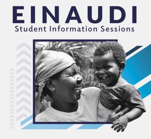 Einaudi Student Information Sessions poster
