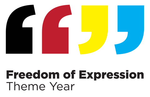Freedom of Expression Theme Year branding 