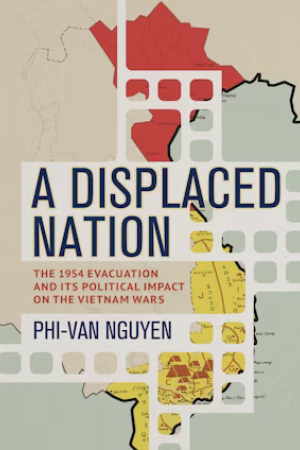 The cover of the book "A Displaced Nation"