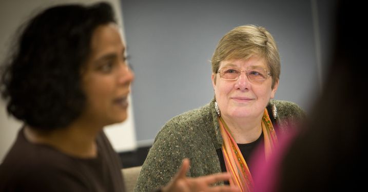 Debra Castillo teaching