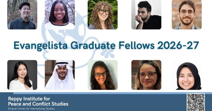 Evangelista Fellows 2026-27