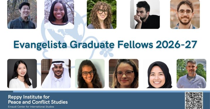Evangelista Graduate Fellows 2026-27