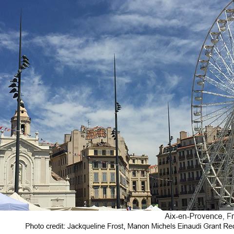 Aix-en-Provence, France - Photo credit: Jackqueline Frost, Manon Michels Einaudi Grant Recipient 