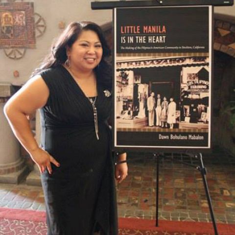 Dawn Bohulano Mabalon at Little Manila is in the Heart book launch and signing (July 2013, Stockton, CA)